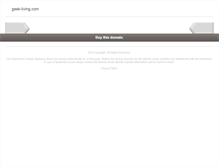 Tablet Screenshot of daily.geek-living.com